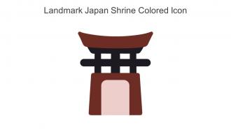 Landmark Japan Shrine Colored Icon In Powerpoint Pptx Png And Editable Eps Format