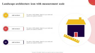 Landscape Architecture Icon With Measurement Scale