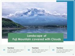 Landscape Pyramid Depicting Suspension Sailing Mountain Clouds