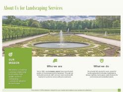 Landscaping proposal template powerpoint presentation slides