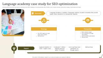 Language Academy Case Study For SEO Utilizing Online Shopping Website To Increase Sales