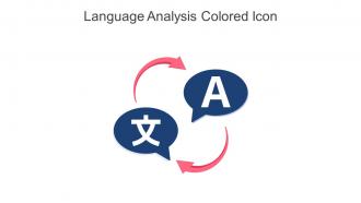 Language Analysis Colored Icon In Powerpoint Pptx Png And Editable Eps Format
