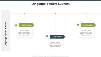 Language Barriers Business In Powerpoint And Google Slides Cpb