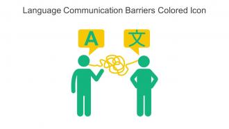 Language Communication Barriers Colored Icon In Powerpoint Pptx Png And Editable Eps Format