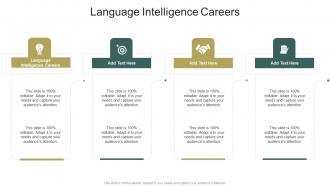 Language Intelligence Careers In Powerpoint And Google Slides Cpb