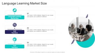 Language Learning Market Size In Powerpoint And Google Slides Cpb