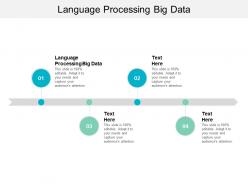 Language processing big data ppt powerpoint presentation infographics file formats cpb