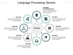 Language processing service ppt powerpoint presentation diagram lists cpb