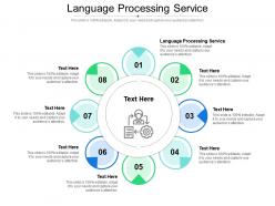 Language processing service ppt powerpoint presentation infographics introduction cpb