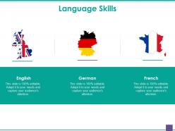Language skills powerpoint presentation examples