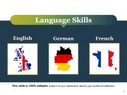 Language skills ppt styles graphics template