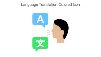 Language Translation Colored Icon In Powerpoint Pptx Png And Editable Eps Format
