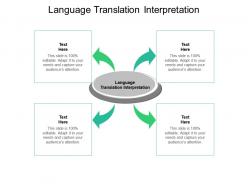 Language translation interpretation ppt powerpoint presentation infographic template templates cpb