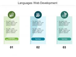 Languages web development ppt powerpoint presentation model example cpb