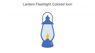 Lantern Flashlight Colored Icon In Powerpoint Pptx Png And Editable Eps Format