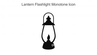 Lantern Flashlight Monotone Icon In Powerpoint Pptx Png And Editable Eps Format