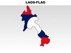 Laos country powerpoint flags