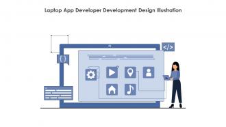 Laptop App Developer Development Design Illustration