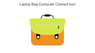 Laptop Bag Computer Colored Icon In Powerpoint Pptx Png And Editable Eps Format