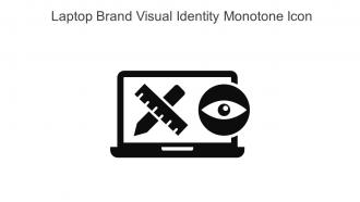 Laptop Brand Visual Identity Monotone Icon In Powerpoint Pptx Png And Editable Eps Format