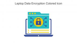 Laptop Data Encryption Colored Icon In Powerpoint Pptx Png And Editable Eps Format