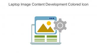 Laptop Image Content Development Colored Icon In Powerpoint Pptx Png And Editable Eps Format
