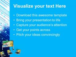 Laptop keyboard image templates and themes business use case presentation