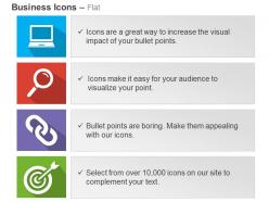 Laptop keyword search link building strategy for victory ppt icons graphics
