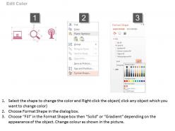 12664968 style essentials 1 our vision 3 piece powerpoint presentation diagram infographic slide
