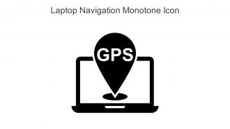Laptop Navigation Monotone Icon In Powerpoint Pptx Png And Editable Eps Format