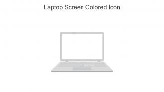 Laptop Screen Colored Icon In Powerpoint Pptx Png And Editable Eps Format