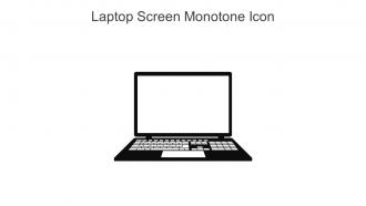 Laptop Screen Monotone Icon In Powerpoint Pptx Png And Editable Eps Format