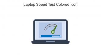 Laptop Speed Test Colored Icon In Powerpoint Pptx Png And Editable Eps Format