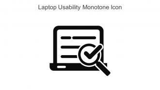Laptop Usability Monotone Icon In Powerpoint Pptx Png And Editable Eps Format