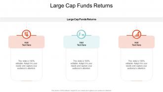 Large Cap Funds Returns In Powerpoint And Google Slides Cpb