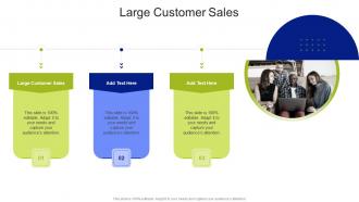 Large Customer Sales In Powerpoint And Google Slides Cpb