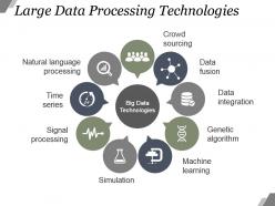 Large data processing technologies powerpoint slide backgrounds