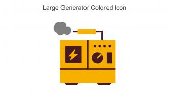 Large Generator Colored Icon In Powerpoint Pptx Png And Editable Eps Format
