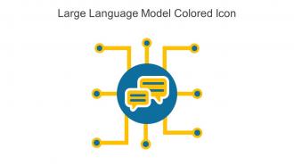 Large Language Model Colored Icon In Powerpoint Pptx Png And Editable Eps Format