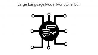 Large Language Model Monotone Icon In Powerpoint Pptx Png And Editable Eps Format