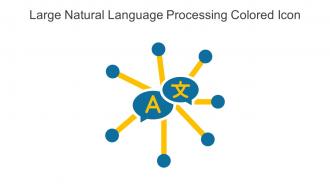 Large Natural Language Processing Colored Icon In Powerpoint Pptx Png And Editable Eps Format