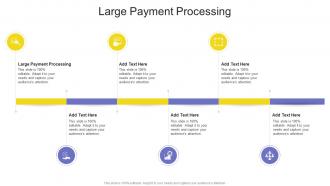Large Payment Processing In Powerpoint And Google Slides Cpb