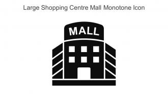 Large Shopping Centre Mall Monotone Icon In Powerpoint Pptx Png And Editable Eps Format