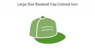 Large Size Baseball Cap Colored Icon In Powerpoint Pptx Png And Editable Eps Format