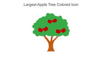 Largest Apple Tree Colored Icon In Powerpoint Pptx Png And Editable Eps Format