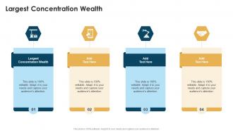 Largest Concentration Wealth In Powerpoint And Google Slides Cpb