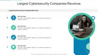 Largest Cybersecurity Companies Revenue In Powerpoint And Google Slides Cpb