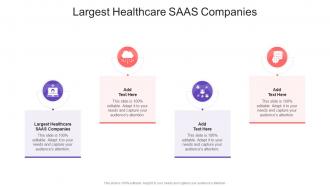 Largest Healthcare Saas Companies In Powerpoint And Google Slides Cpb