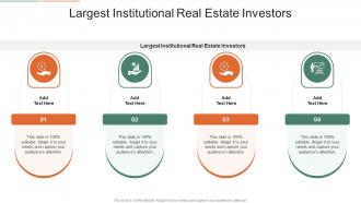 Largest Institutional Real Estate Investors In Powerpoint And Google Slides Cpb