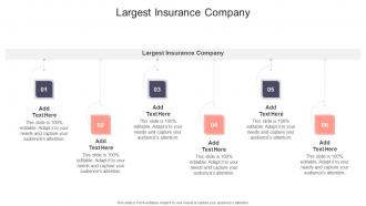 Largest Insurance Company In Powerpoint And Google Slides Cpb